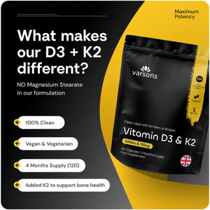 Vitamin D3 4000iu & K2 100mcg